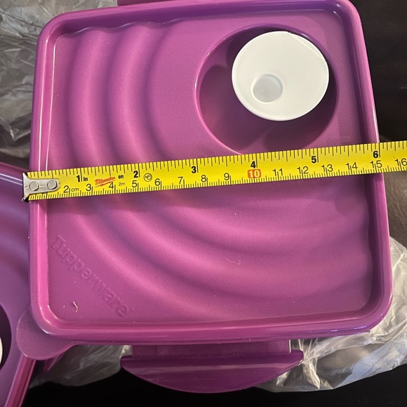 Tupperware Purple Food Storage Containers - Picture 5 of 5